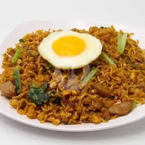 Mawut Goreng ( Nasi + Mie) Telur Dadar/ Ceplok+bakso+ Sosis | Ketoprak Ibu Zaenab, Kulit