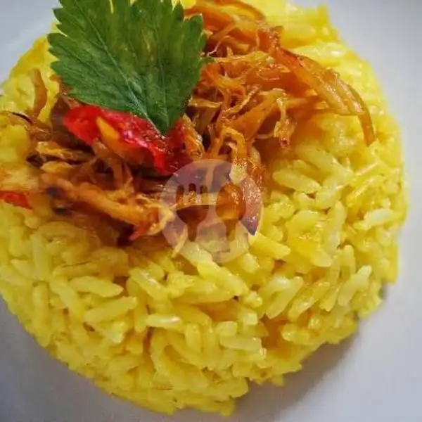 Nasi Kuning Polos | Ayam Bakar Special Pekalongan Mama Khayla, Pondok Aren