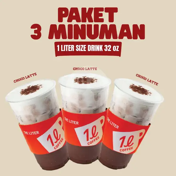 3 Choco Latte Ice | The Liter, Summarecon Bekasi