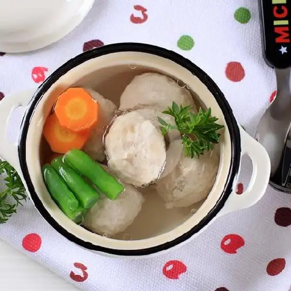 Soup Bakso Ayam + Nasi | Subag, Dr Moh Hatta