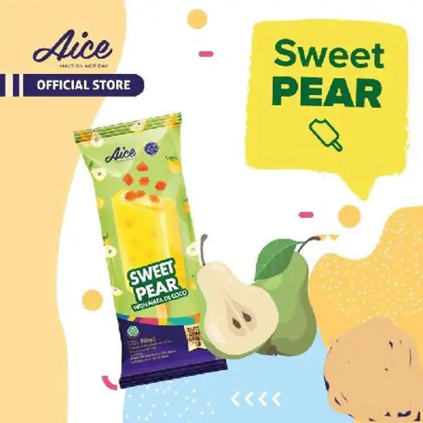 Sweet pear | Kedai Ice Cream Bilqis, Sukarame