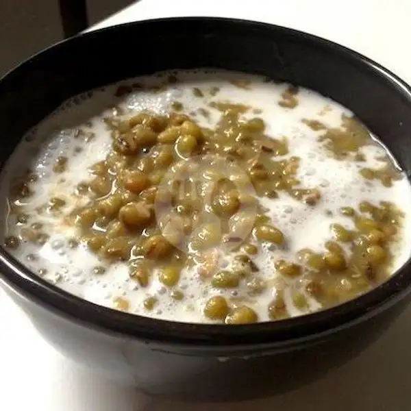 Bubur Kacang Ijo + Roti Tawar | Warkop Suha, Cilobak