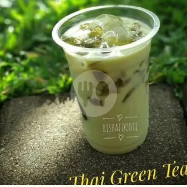 Thai Tea Grean Tea + Grass Jelly | Dapoer Ratih, Ngaglik