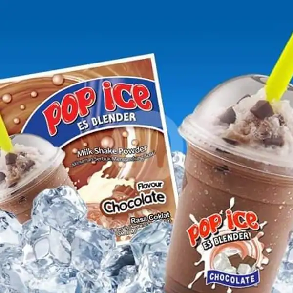 Pop Ice Coklat Dengan Topping Spesial | Sup Iga J-J, Denpasar Utara