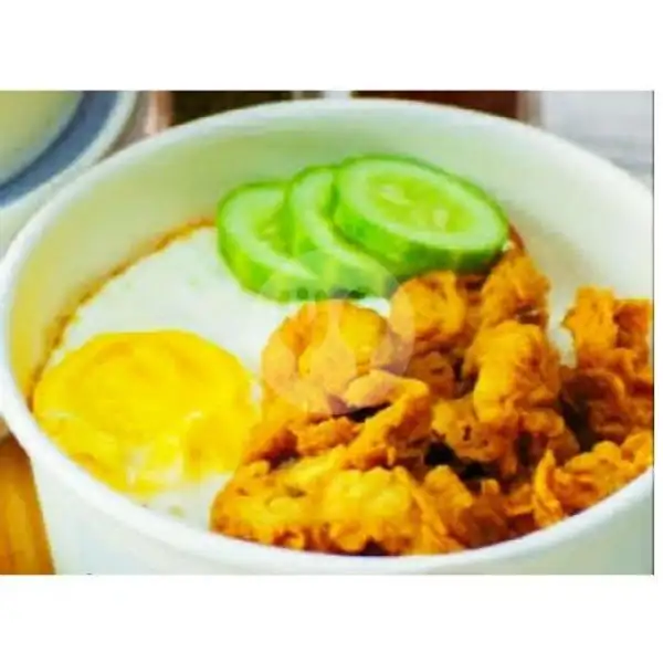Chicken PopCorn + Nasi dan Telur Setengah Matang | Yummy Yaki (Burger, Kebab, Nasi Ayam, Juice), Sanden