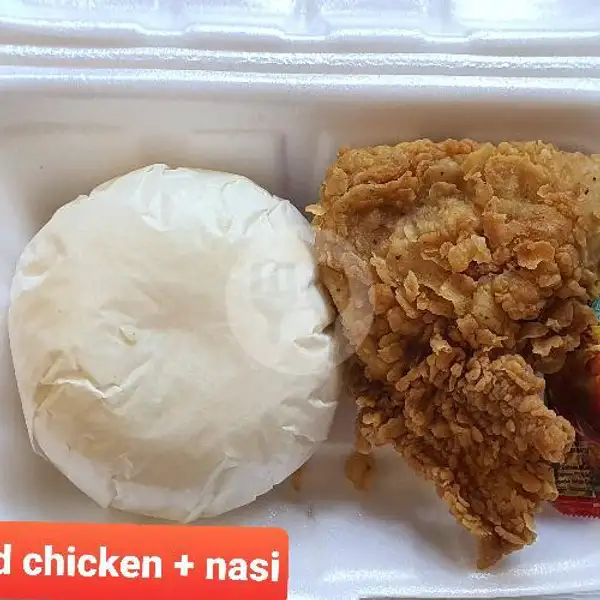 Fried Chicken + Nasi | Mie Ayam 5 Mei, Pangeran Drajat