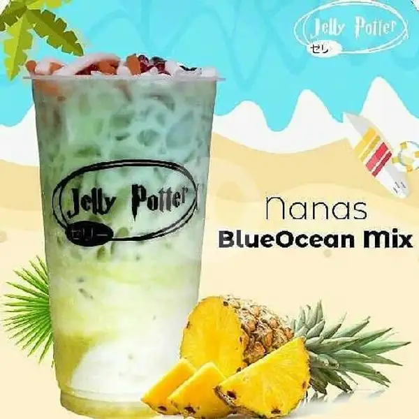 Nanas Blue Ocean Mix | Jelly Potter, Neglasari