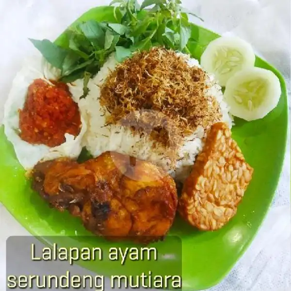 Lalapan Ayam Serundeng Mutiara | Mutiara Kuliner, Mayangan