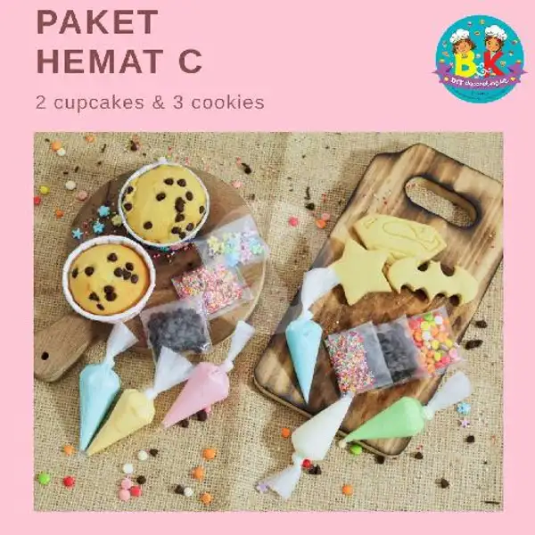 Paket DIY Hemat C (2 Cupcake - 3 Cookies) | Cake, Pastry & Dimsum BnK