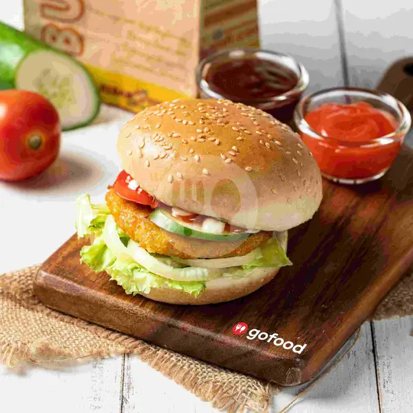 Burger Crispy | Kebab Turki Baba Rafi, Sulfat