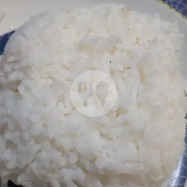 Nasi Putih Biasa | Ikan Asin Amak Abak