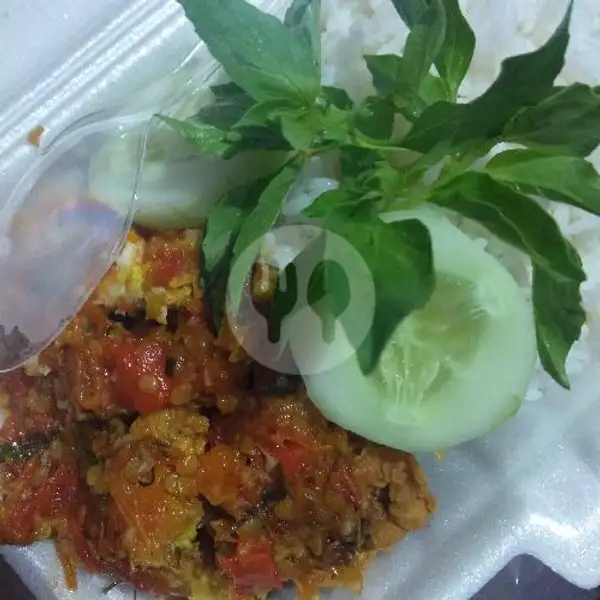 Nasi Ayam Geprek + Es Teh + Krupuk (sambal Bawang) | Geprek Ajiputra,  Mulyorejo