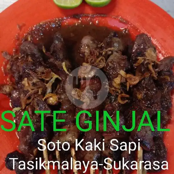 SATE GINJAL 1/2 Porsi ( 5 tusuk ) | Soto Kaki Sapi Tasikmalaya