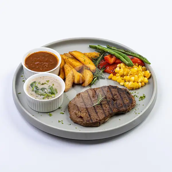 Burgreens Beefless Steak | BURGREENS - Healthy, Vegan, and Vegetarian, Menteng