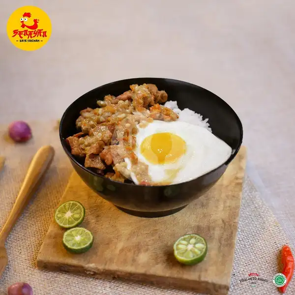 Rice Box Taichan Kulit + Sunny Egg | Sate Taichan Senayan, Kolonel Sugiyono