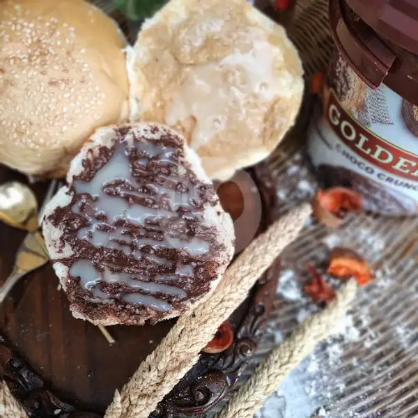 Rotmini Choco Kacang | Roti Kukus Cirjak, Harjamukti