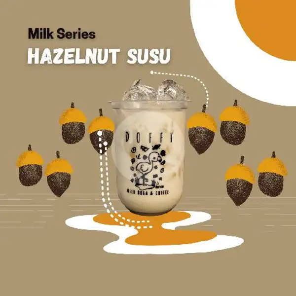 Hazelnut Susu (Regular) | Doffy (Milk Boba & Coffee) Di Samping Angkringan Mas Tumin M. Yamin Samarinda