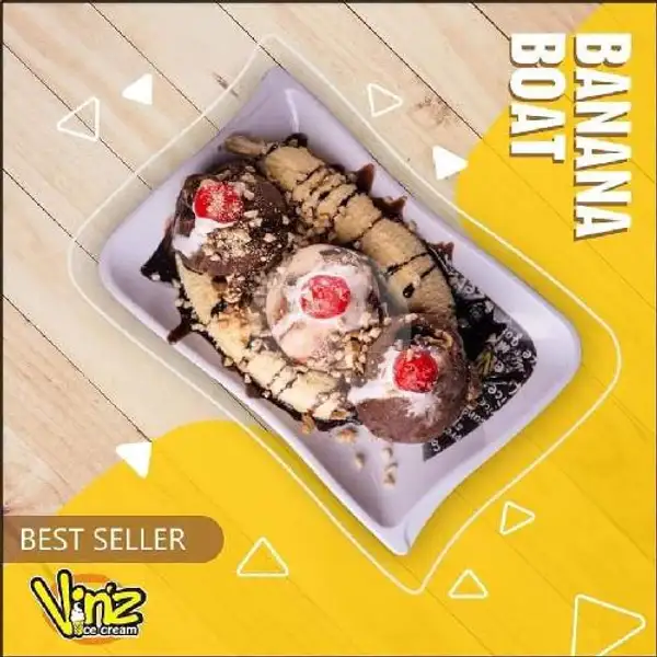 Banana Boat | Vinz Ice Cream Gatot Subroto