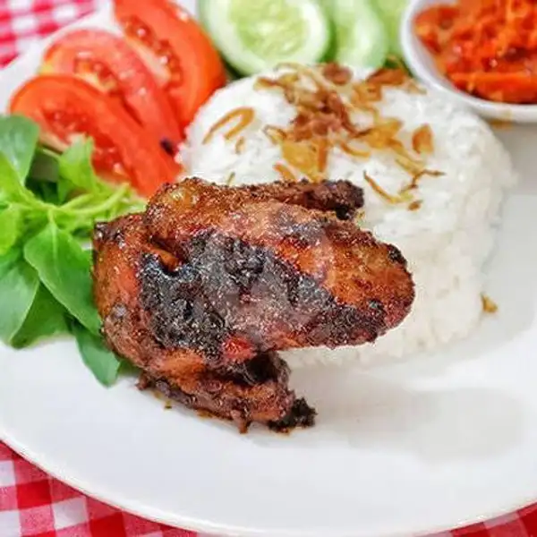 Paket Nasi Ayam Bakar+Es Teh Manis | Warung Mama Citra Kota Tegal, Margadana