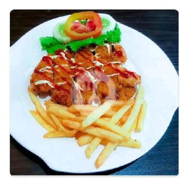 Paket Sapujagad Chicken Katsu Kentang + Milky Orange | Sosis & Kentang, Sapujagad