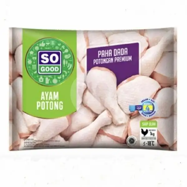 So Good Ayam Potong Paha Dada 1 Kg | 59 Frozen Food