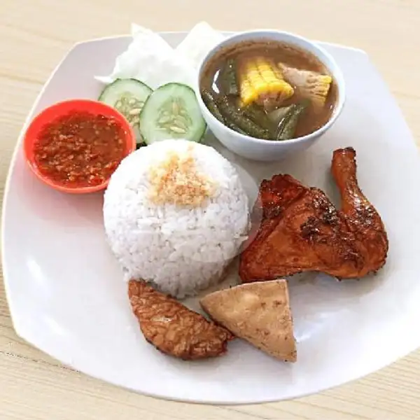 Paket Hemat A Bakar | Ayam Goreng Karawaci, Dempo