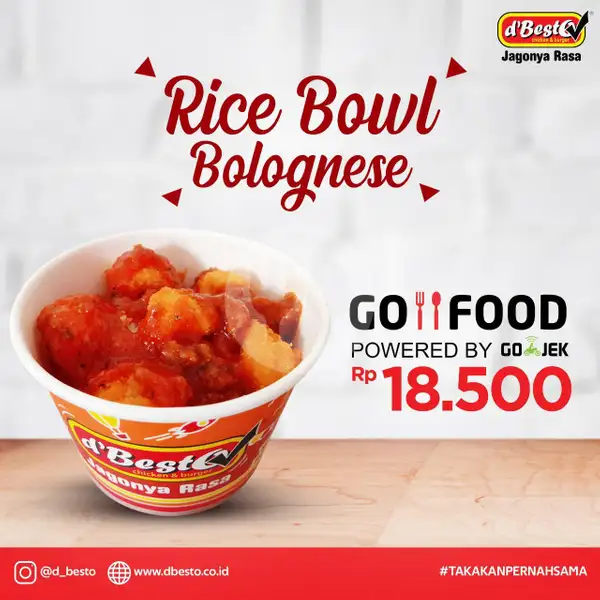 Rice Bowl Bolognese | dbestO, Asem Baris 2