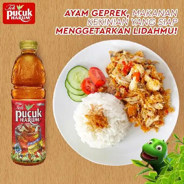 Paket Ayam Geprek + Teh Pucuk | Ayam geprek & Goreng MAMAH MUDA