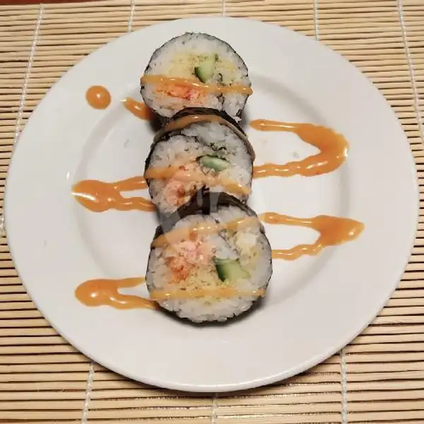 Spicy Salmon Tanuki Maki ( 3 Pcs) | Sushi Kaila, Pondok Aren