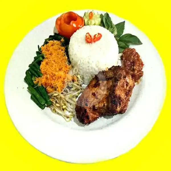 PAKET PUAS : Nasi Ayam Panggang + Urap-Urap | Mungil THR, Pucang Anom