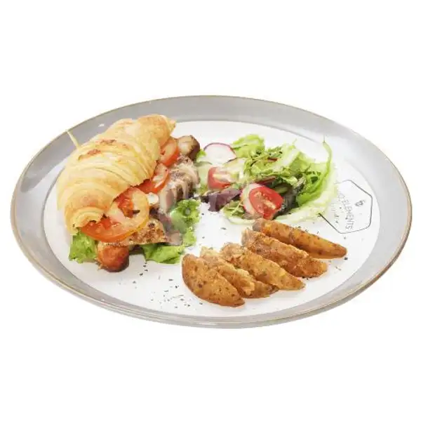 Croisant Chicken Sandwich | Elzatta Café, Pondok Kelapa