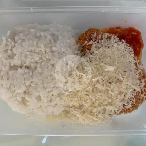 Si putih + Chicken Cheese Hot | AYAM GEPREK TANPA TULANG HOT, Serpong Utara