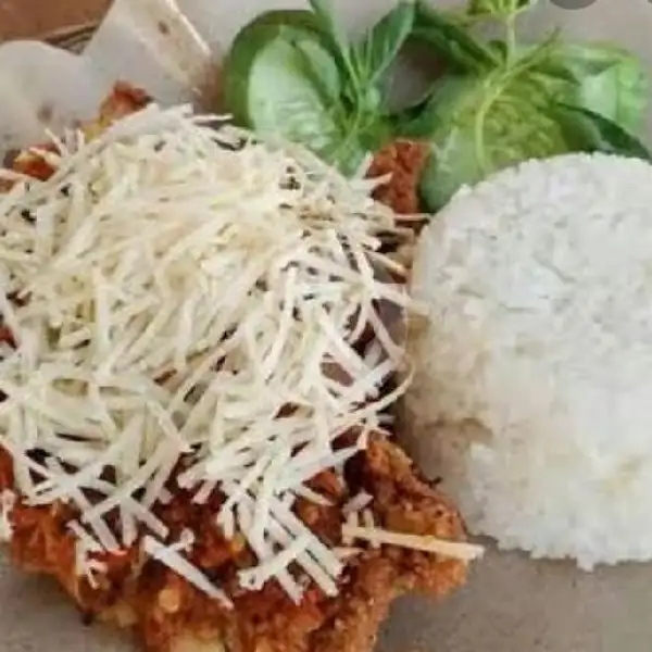 Ayam Geprek + Keju | Soto & Ayam Geprek Bang Kafeel, Cilacap