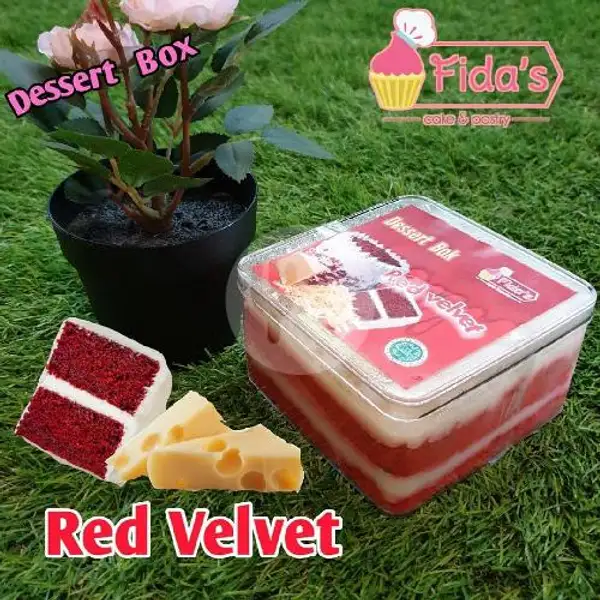 Red Velvet Box Nuai | Fidas Cake Kutabumi, Pasar Kemis