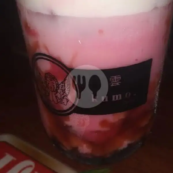 Kumo Boba Red Velvet Dengan Susu Segar Dan Cheese Cream | RM Ayam Bakar Ojo Gelo 4, Jatimulyo