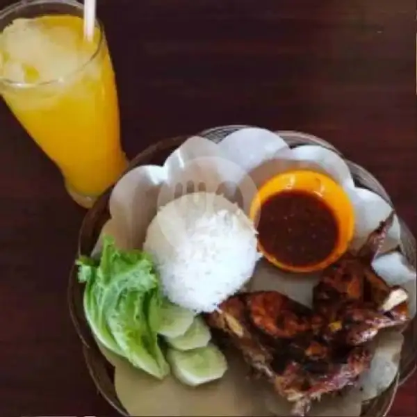 Paket Ayam Bakar + Nasi + Es Jeruk | Ayam geprek & Goreng MAMAH MUDA