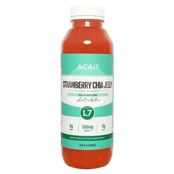 L7 Strawberry Chia Jelly 500ml | Acaii Tea Co, Yummykitchen Menteng