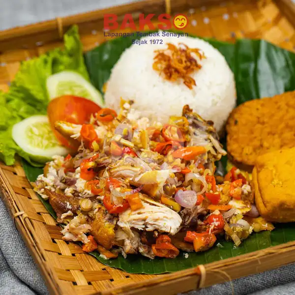 Nasi + Ayam Geprek | Bakso Lapangan Tembak Senayan - Bali, Renon