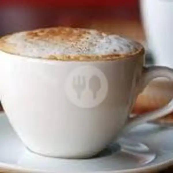 hot coffe latte | Rice Bowl Ayam Teriyaki Bibi Lung, Takoyaki, Indomie, Samoja Dalam