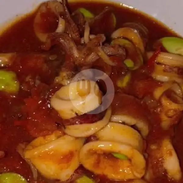 Cumi Saus Tiram | Nasi Goreng Dan Seafood WAROENK B&J 4.Nologaten