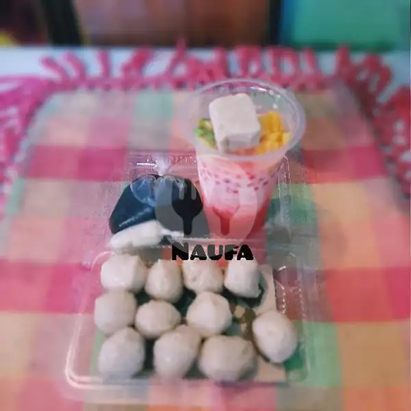 Paket Hemat Adaan 4 | Es Teller Durian Naufa & Empek-Empek Adaan, Telindung
