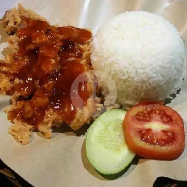 Ayam Geprek Saus Barbeque + Ice Pinky Lecy | STEAK & SOFT DRINK ALA R & T CHEF