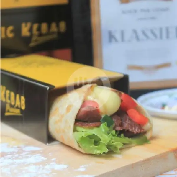 Bigg Kebab Saus Original Dengan Keju Mozarela | Republic Kebab Premium, Cibabat
