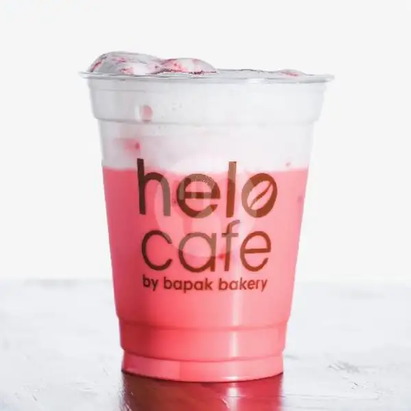 Iced Red Velvet Latte | Helo Cafe by Bapak Bakery, Sudirman
