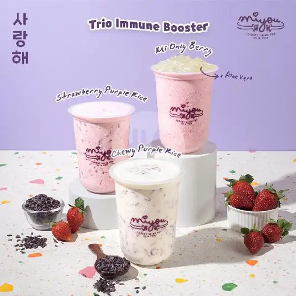 Miyou's Trio (3) Immune Booster | Miyou Rice Yogurt Drink, Trans Studio Mall Makassar - TSM