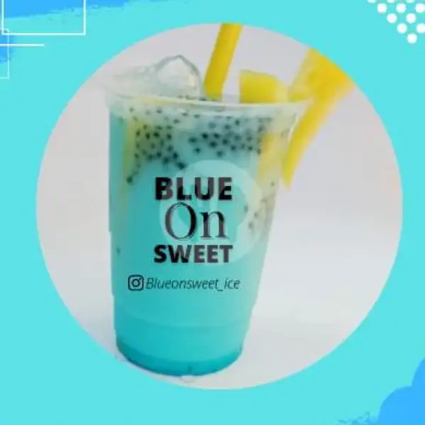 Blue On With Pineaplle | Papa Pisang
