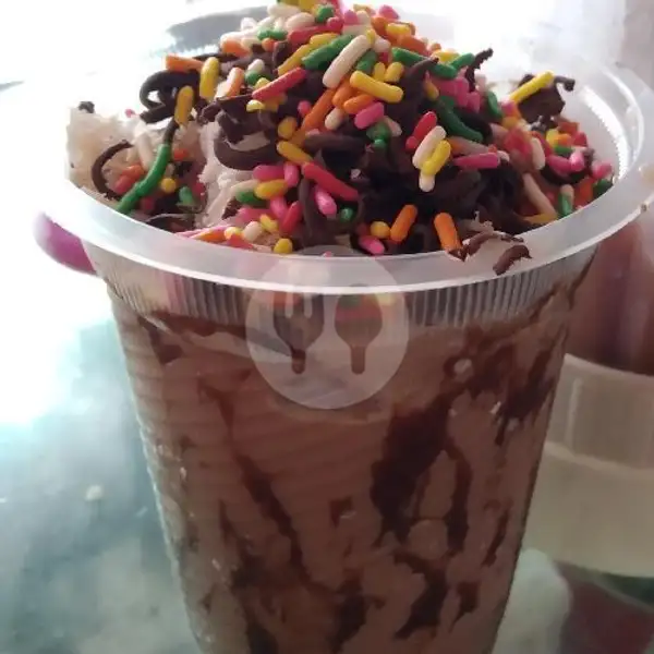 Pop Ice Coklat/Stroberi | Nasi Goreng Warung Mamah Ridho, Cibitung