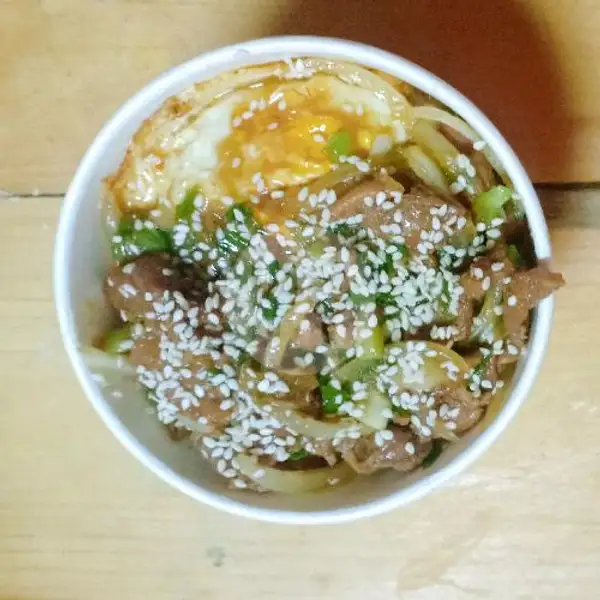 Ricebowl chicken Yakiniku + Telur FREE ES TEH | Dapur Bunda Fifin, Kelud