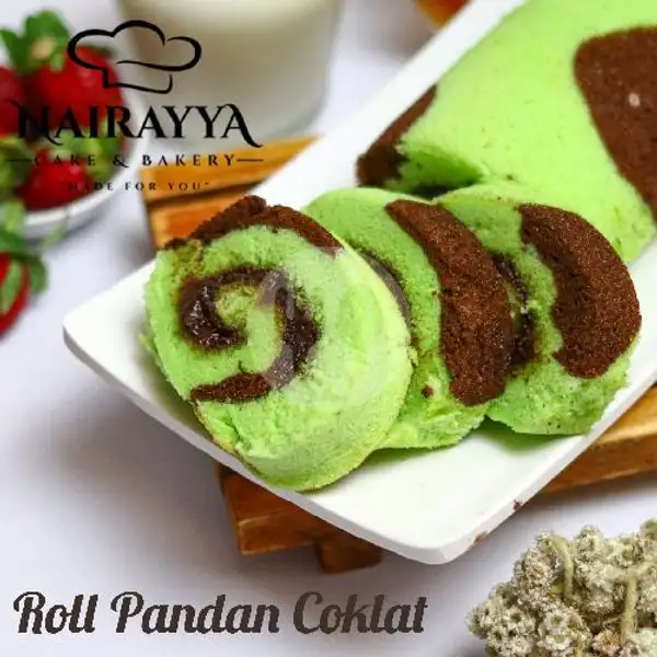 Roll Pandan Cokelat | Nairayya Bakery