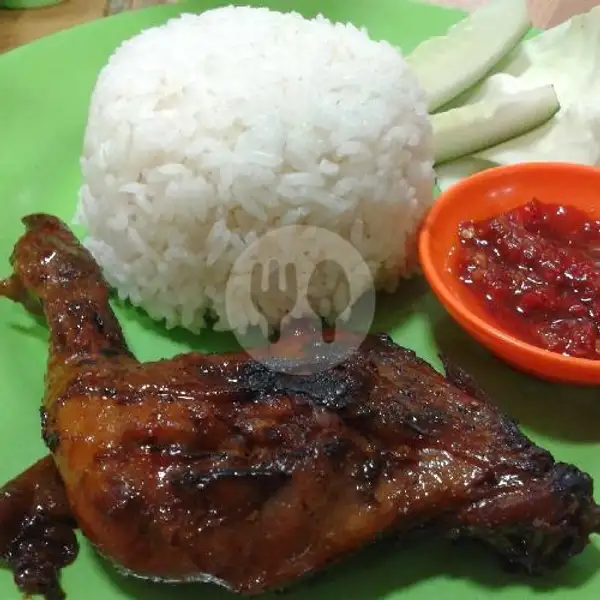 Nasi Ayam Paha Bakar Komplit | Ayam Bakar Ayam Penyet Hans, Lengkong Kecil